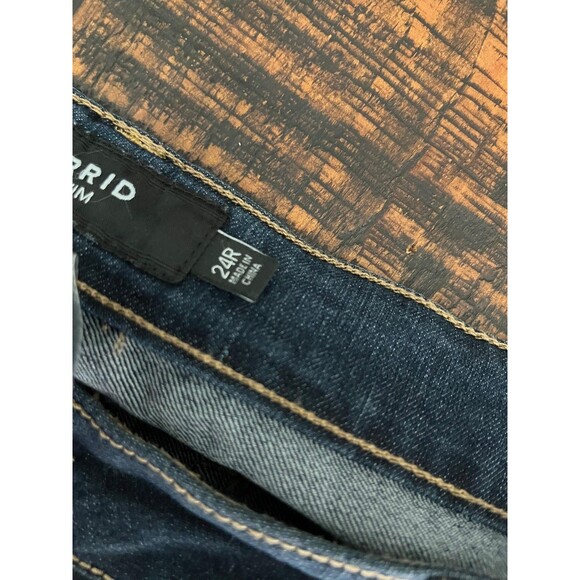 Torrid Denim Jeans Womens 24R Blue Dark Wash Stretch Skinny Fit Plus Size Casual - Picture 5 of 7